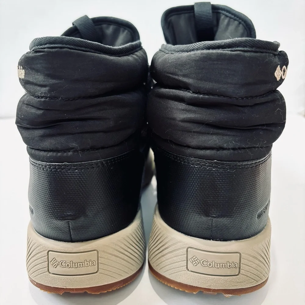 Columbia Women’s 8 Slopeside Village Omni Heat Waterproof Black Winter Snow Boot
